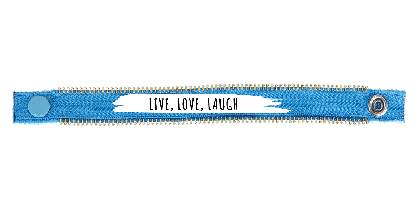 AZUL BOLD STAMP BLANCO