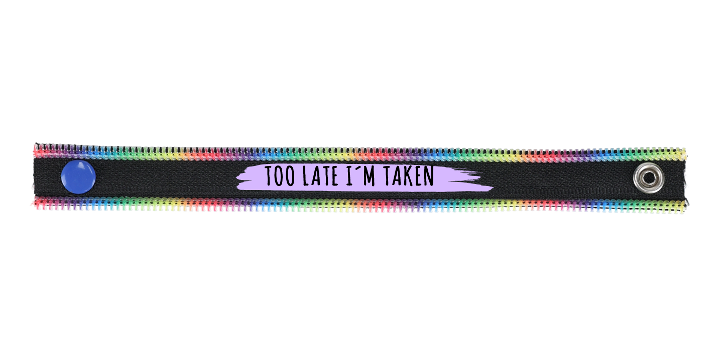 RAINBOW STAMP LILA
