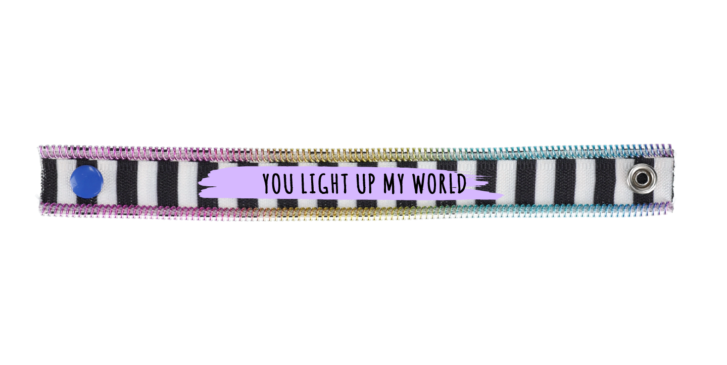 STRIPES STAMP LILA