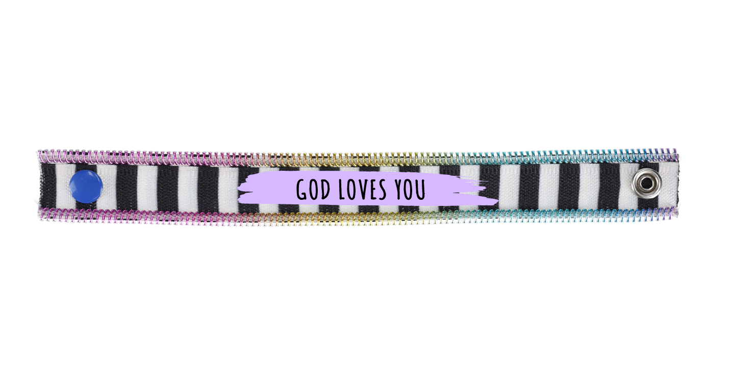 STRIPES STAMP LILA