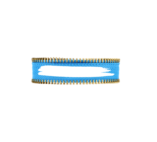 AZUL BOLD STAMP BLANCO