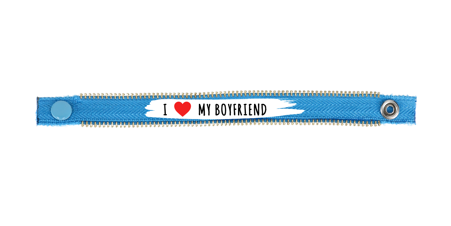 AZUL BOLD STAMP BLANCO