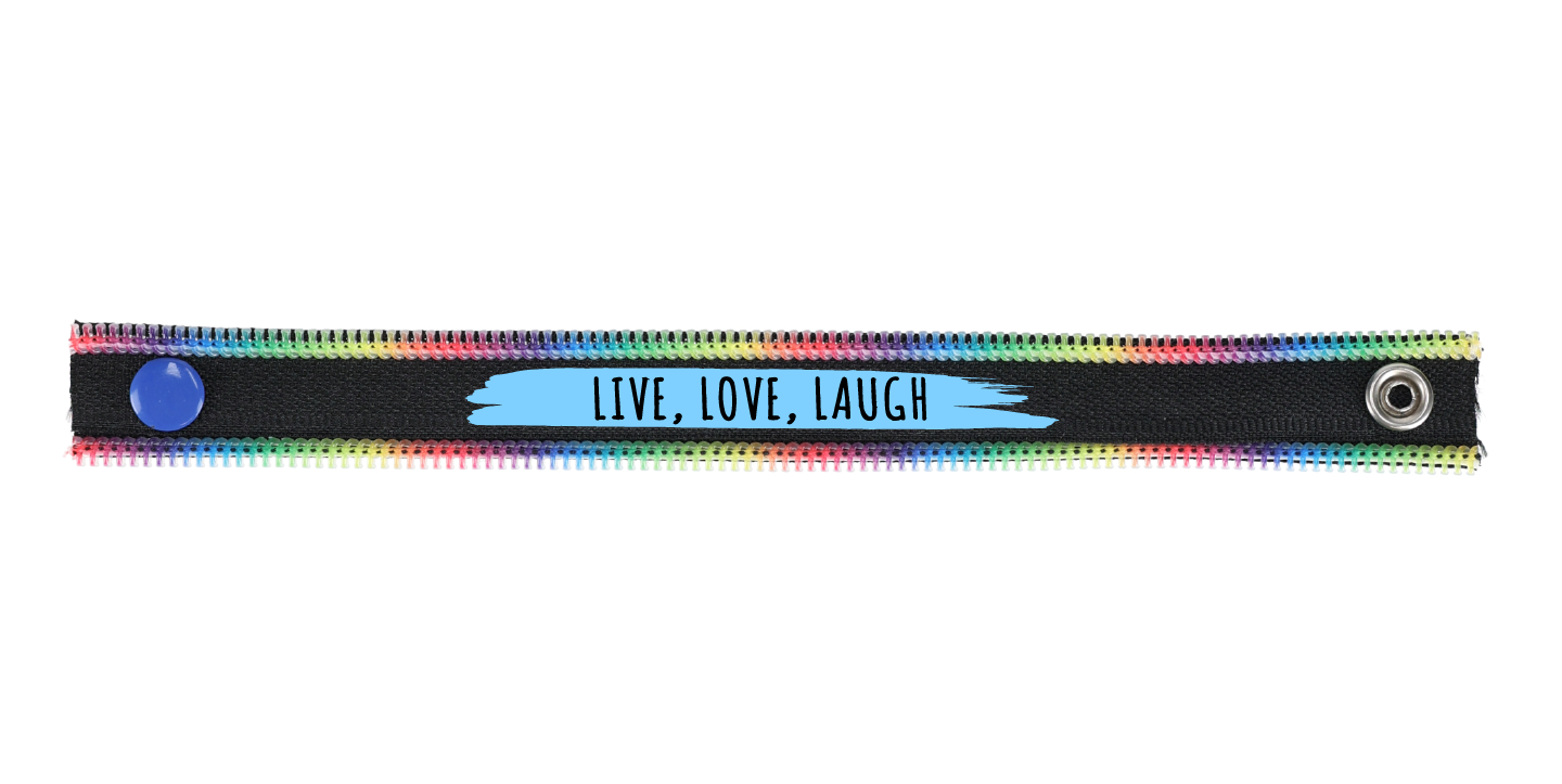 RAINBOW STAMP AZUL