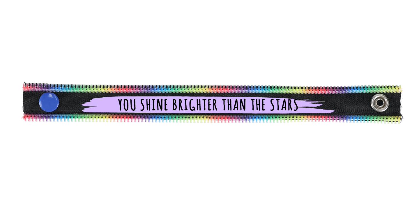RAINBOW STAMP LILA
